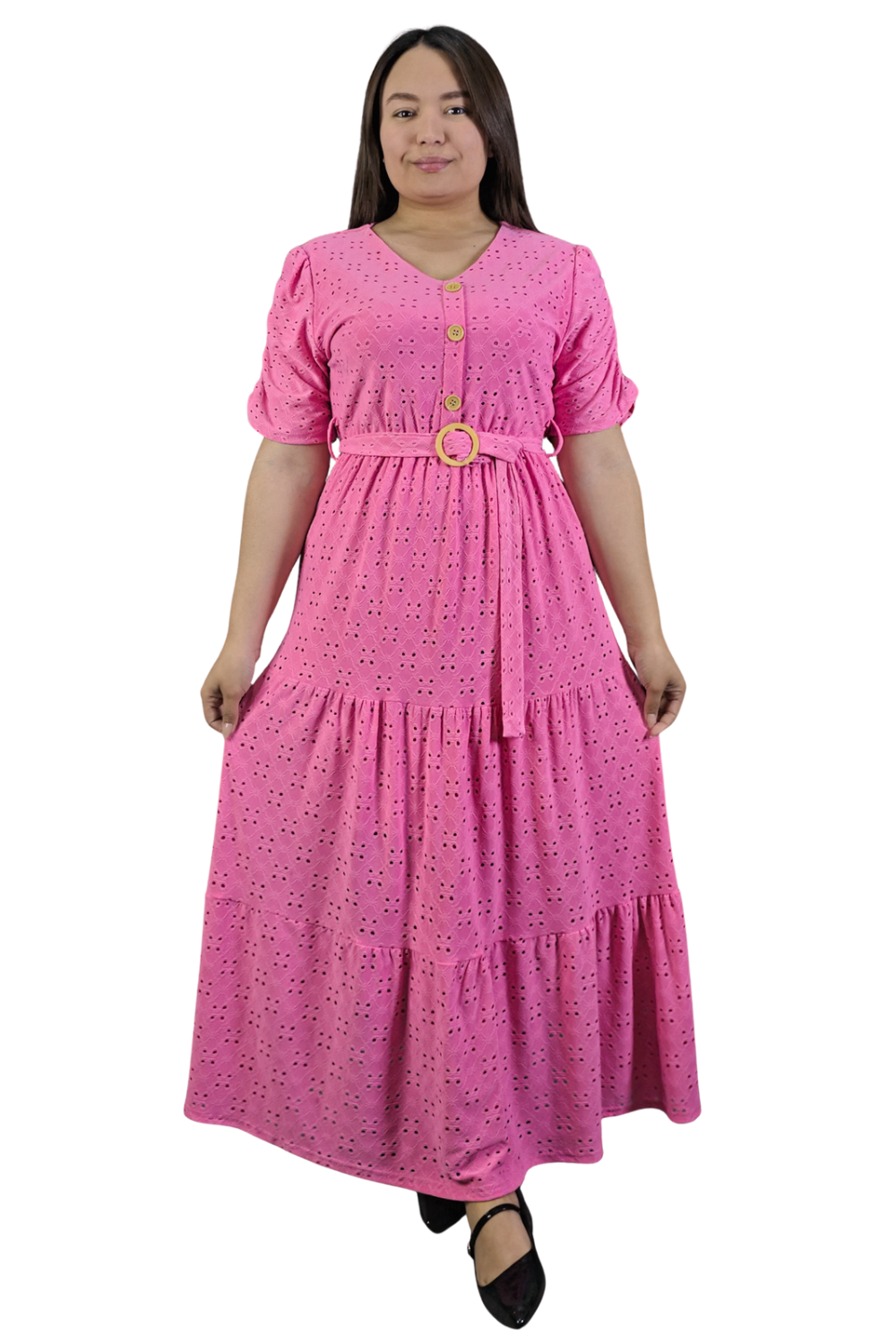 Maxi Vestido Broderie Charis