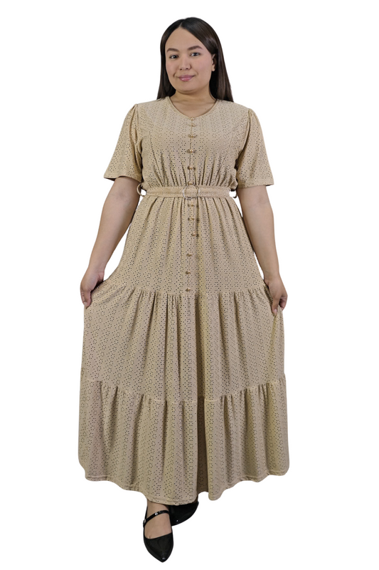 Maxi Vestido Broderie Ginger