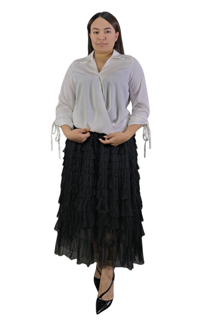 Blusa de Satín Macy