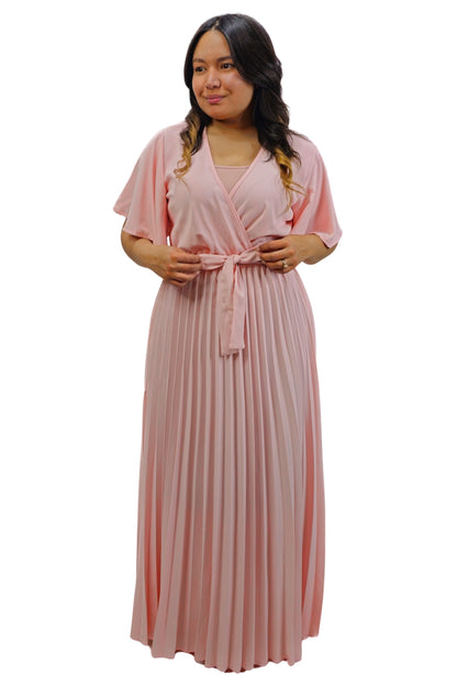 Maxi Vestido Plisado Enora