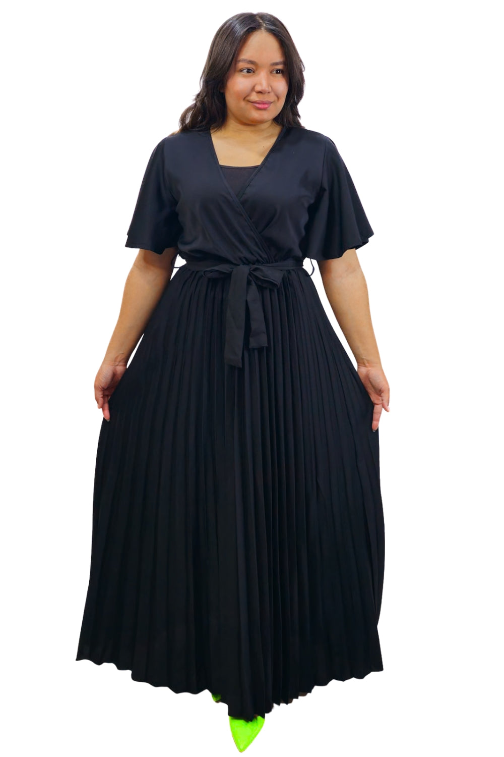Maxi Vestido Plisado Enora