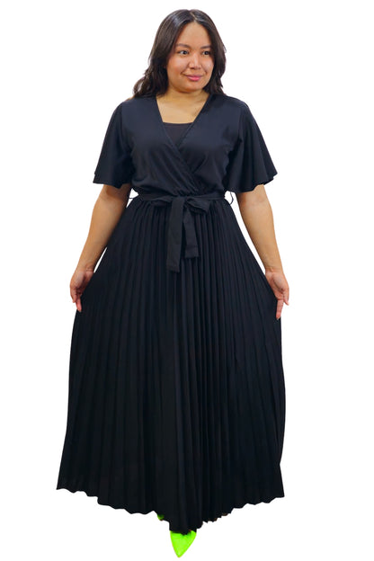 Maxi Vestido Plisado Enora