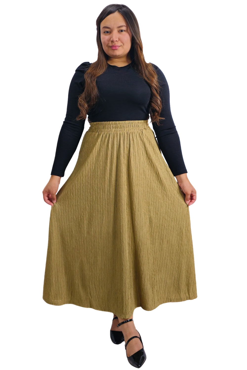 Falda con Textura Keren