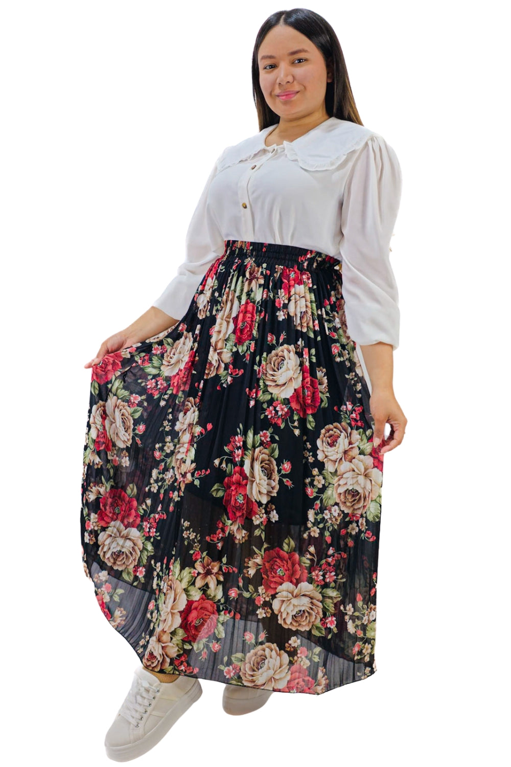Maxi Falda Florece