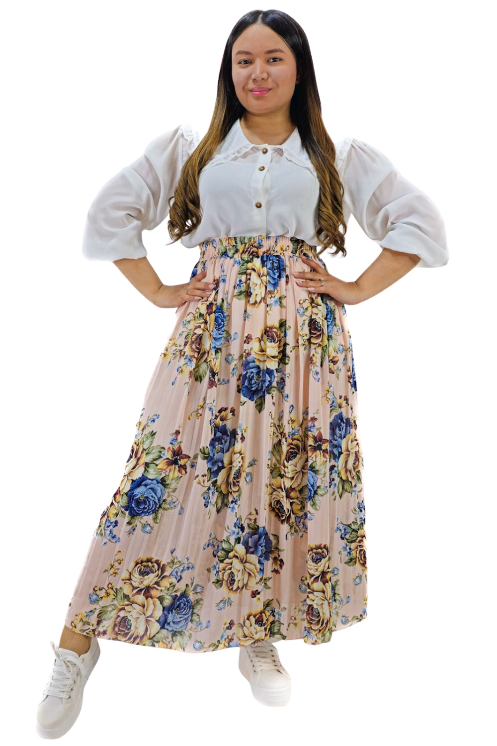 Maxi Falda Florece