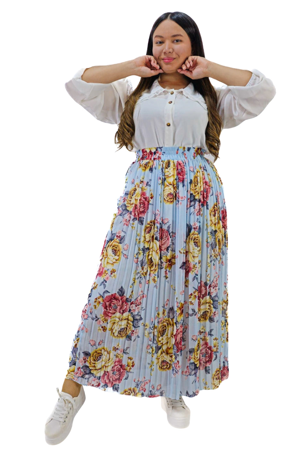 Maxi Falda Florece