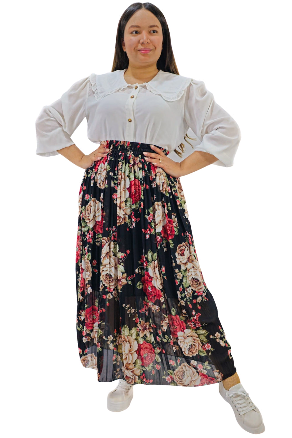 Maxi Falda Florece