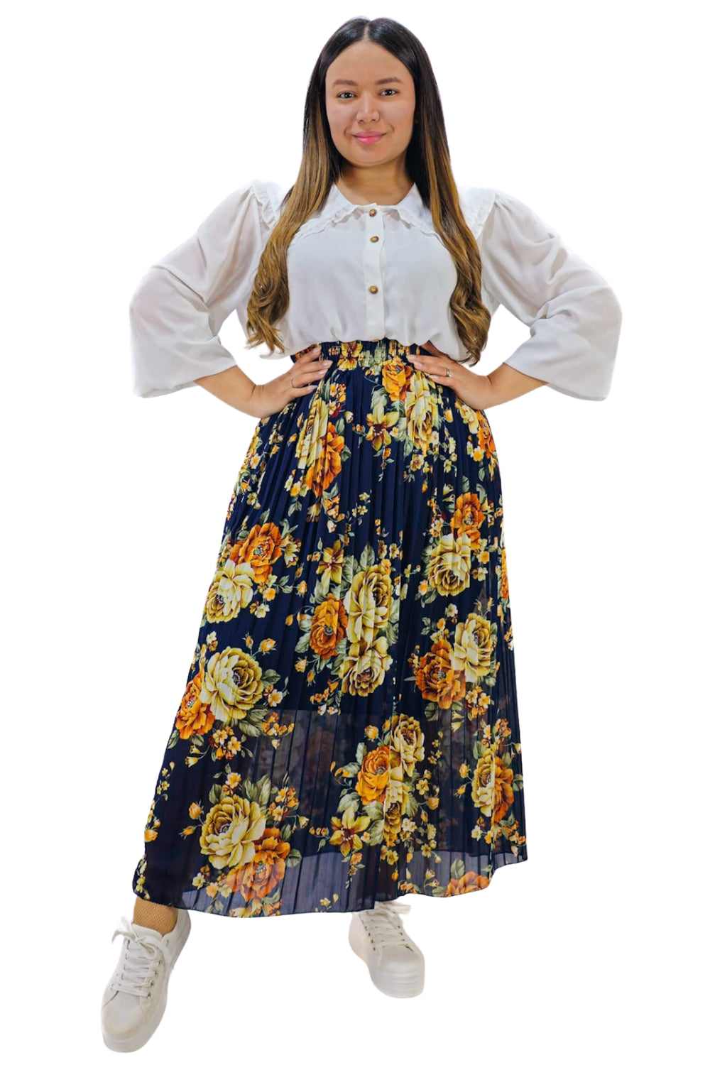 Maxi Falda Florece