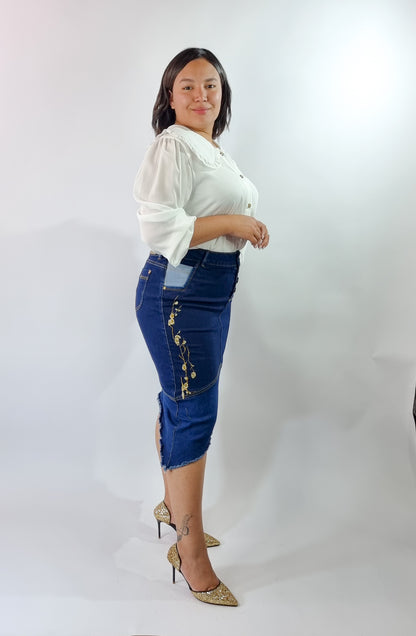Falda de Mezclilla Sirena