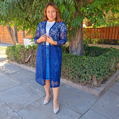 Kimono Largo de Encaje