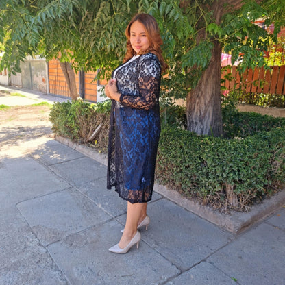 Kimono Largo de Encaje