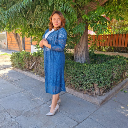 Kimono Largo de Encaje